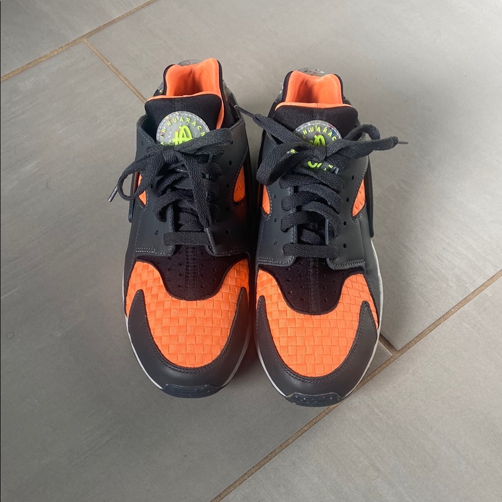 Nike Orange and Black Dress Shoes